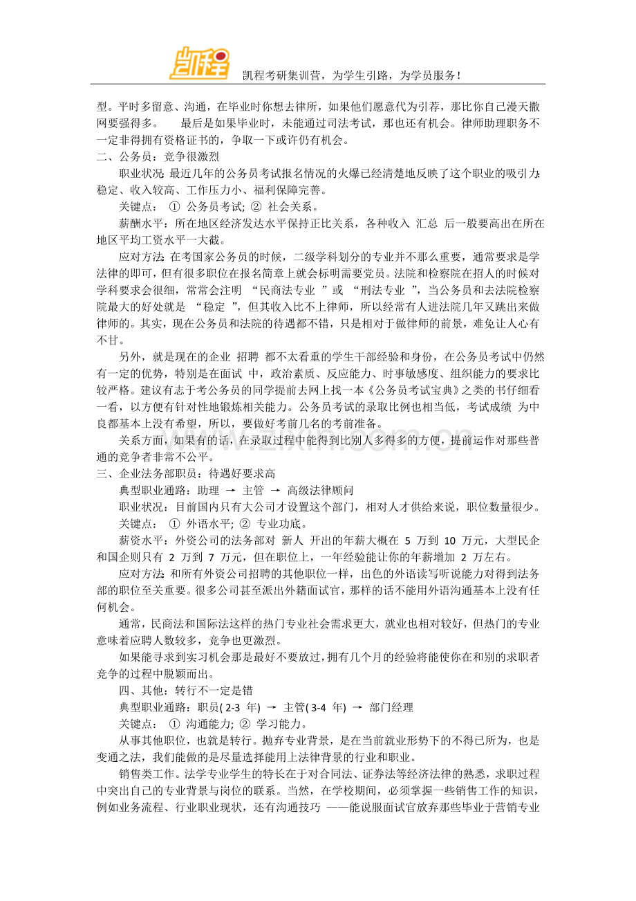 教你顺利选择北师大法学专业就业岗位!.doc_第2页