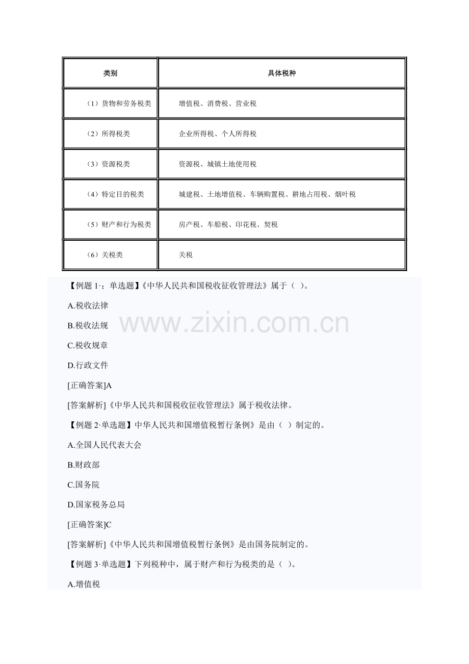 2014中级经济师考试财政税收专业高频考点：我国现行税收法律制度.doc_第2页