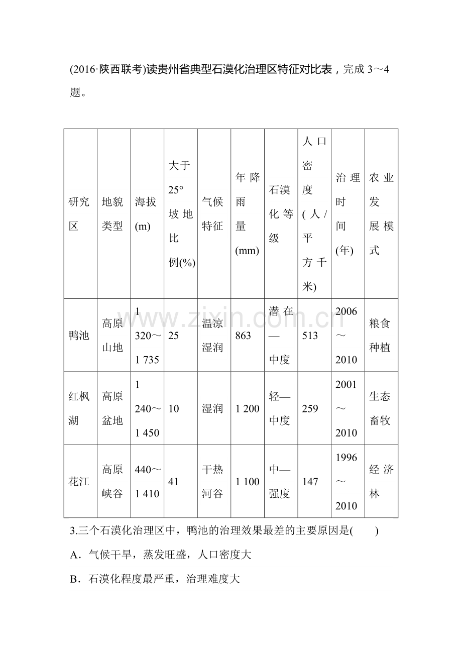 2017届高考地理第一轮课时考点复习作业题33.doc_第2页