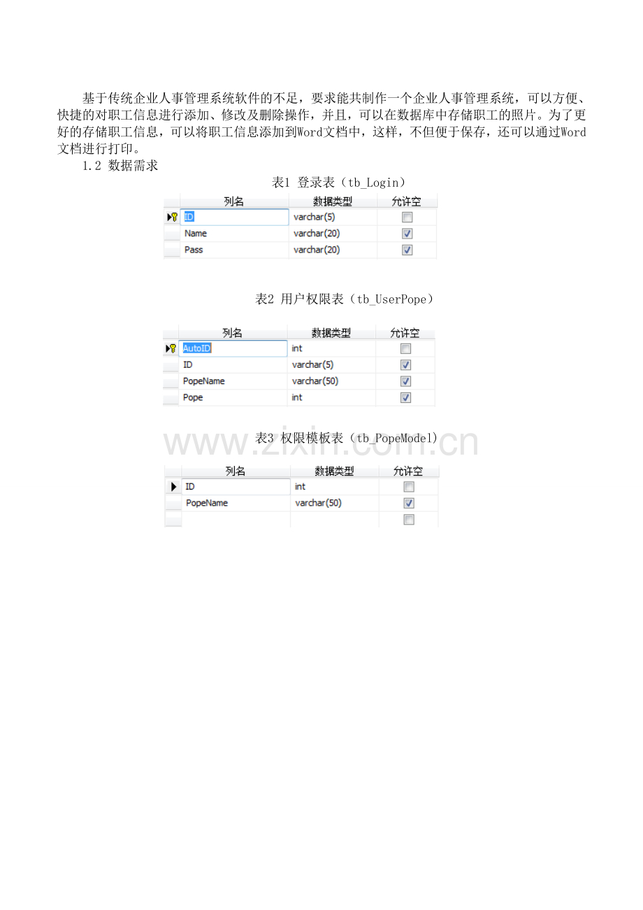 企业人事管理管理系统.doc_第2页