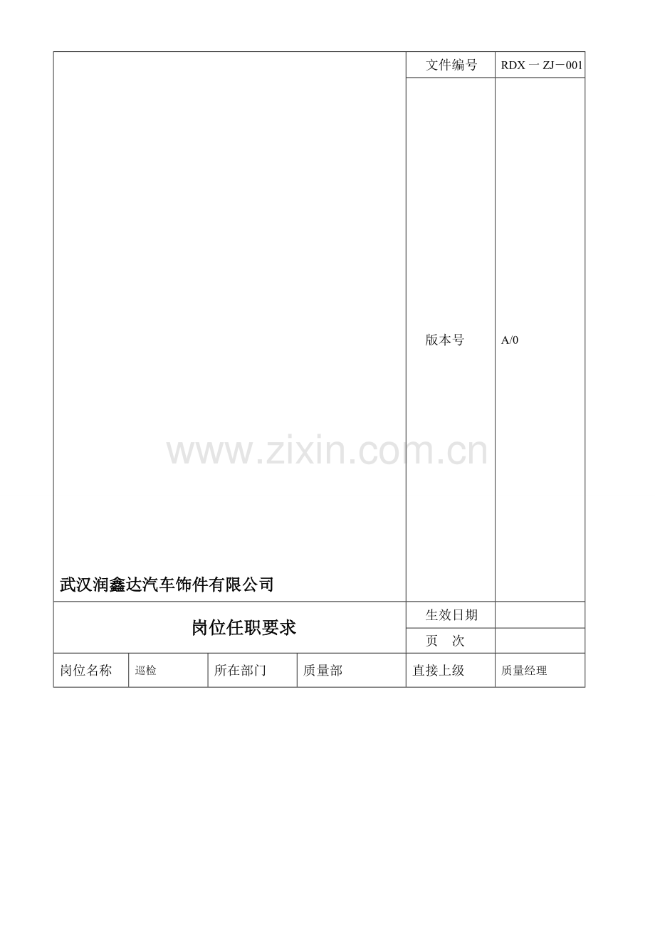 检验员-岗位职责.doc_第1页