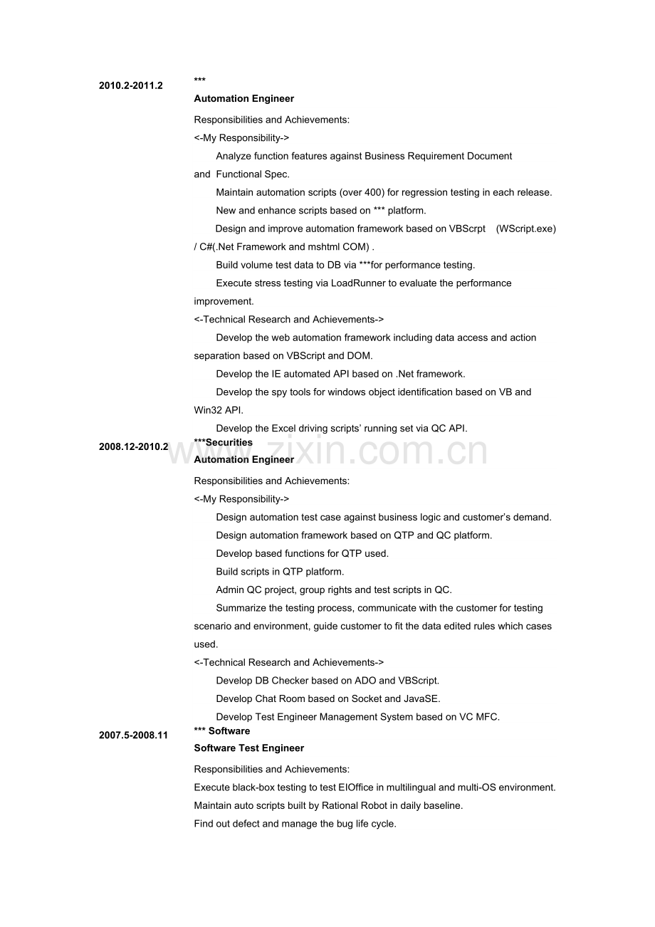 Automation-Engineer自动化工程师英文简历模板.doc_第2页