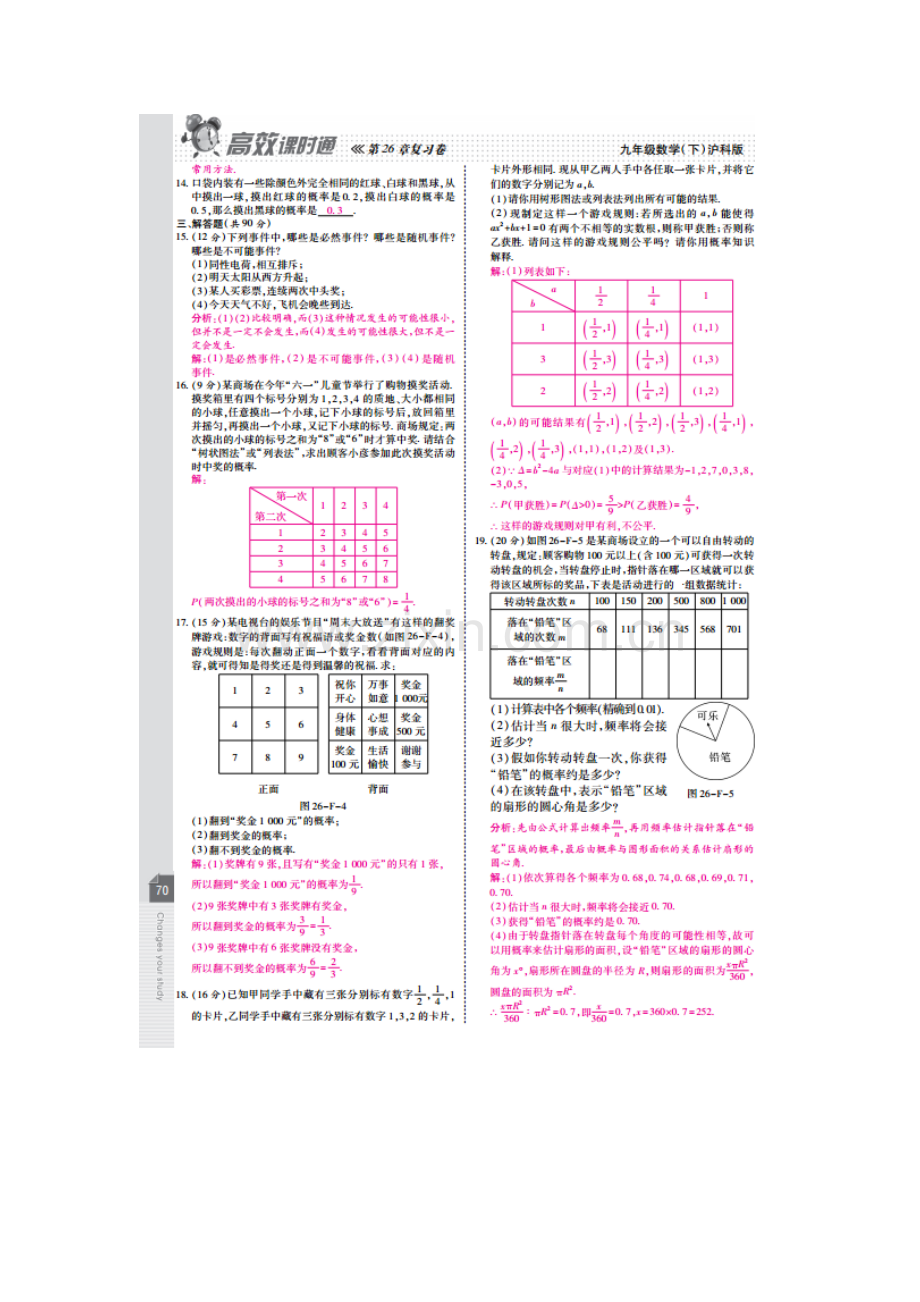 2017届九年级数学下册章节知识点专题训练16.doc_第2页