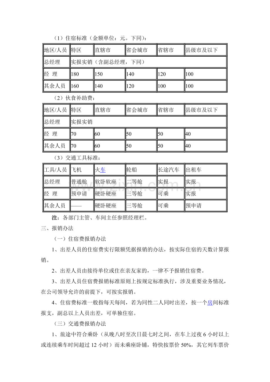 企业差旅费报销管理制度001.doc_第2页