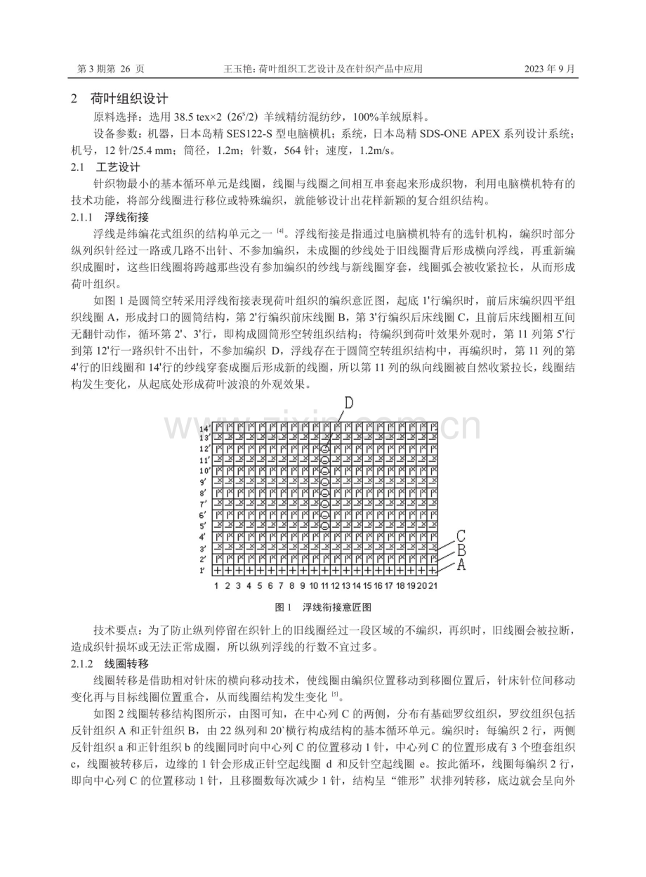 荷叶组织工艺设计及在针织产品中应用.pdf_第2页