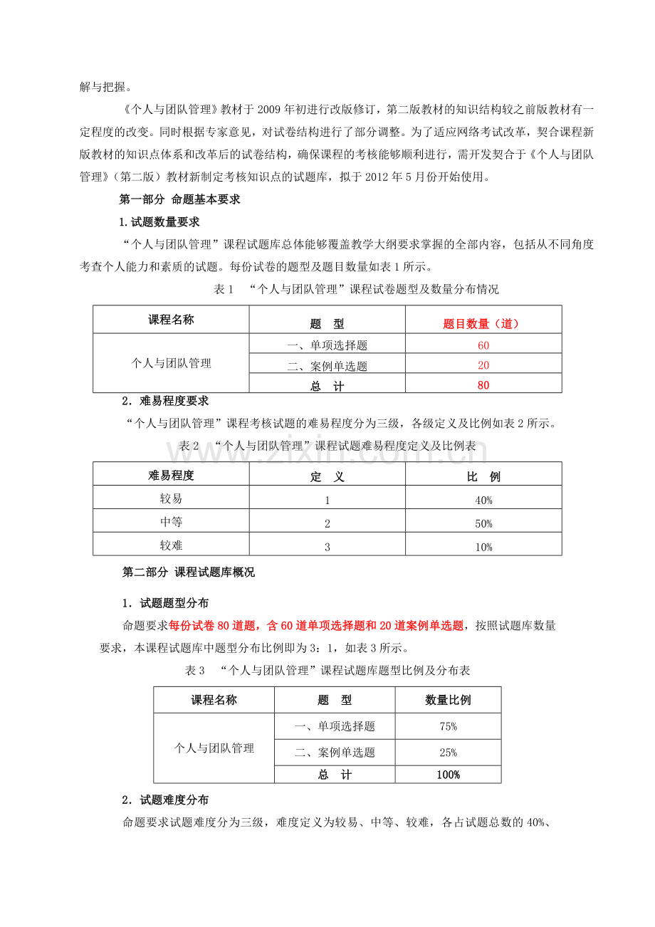 浙江广播电视大学-行政管理《个人与团队管理》网络考核方案.doc_第2页