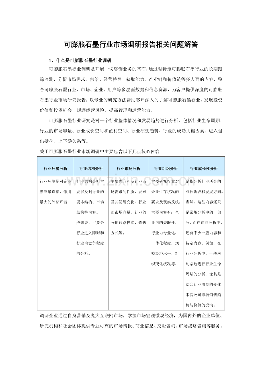 中国可膨胀石墨行业市场监测与发展风险分析报告(2015-2020).doc_第3页