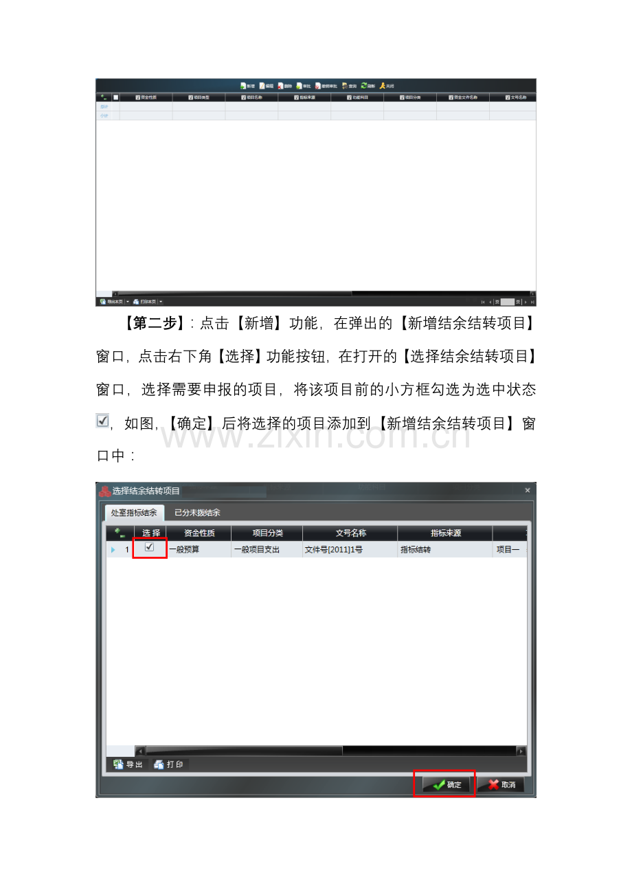 2011年省级预算财政结余资金结转管理软件操作说明《结余结转管理子系统》.doc_第2页