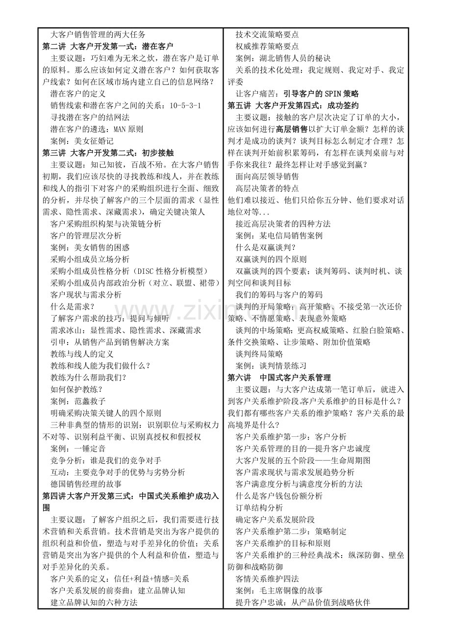 5月27-28日《大客户销售技巧与中国式客户关系管理特训班》.doc_第3页