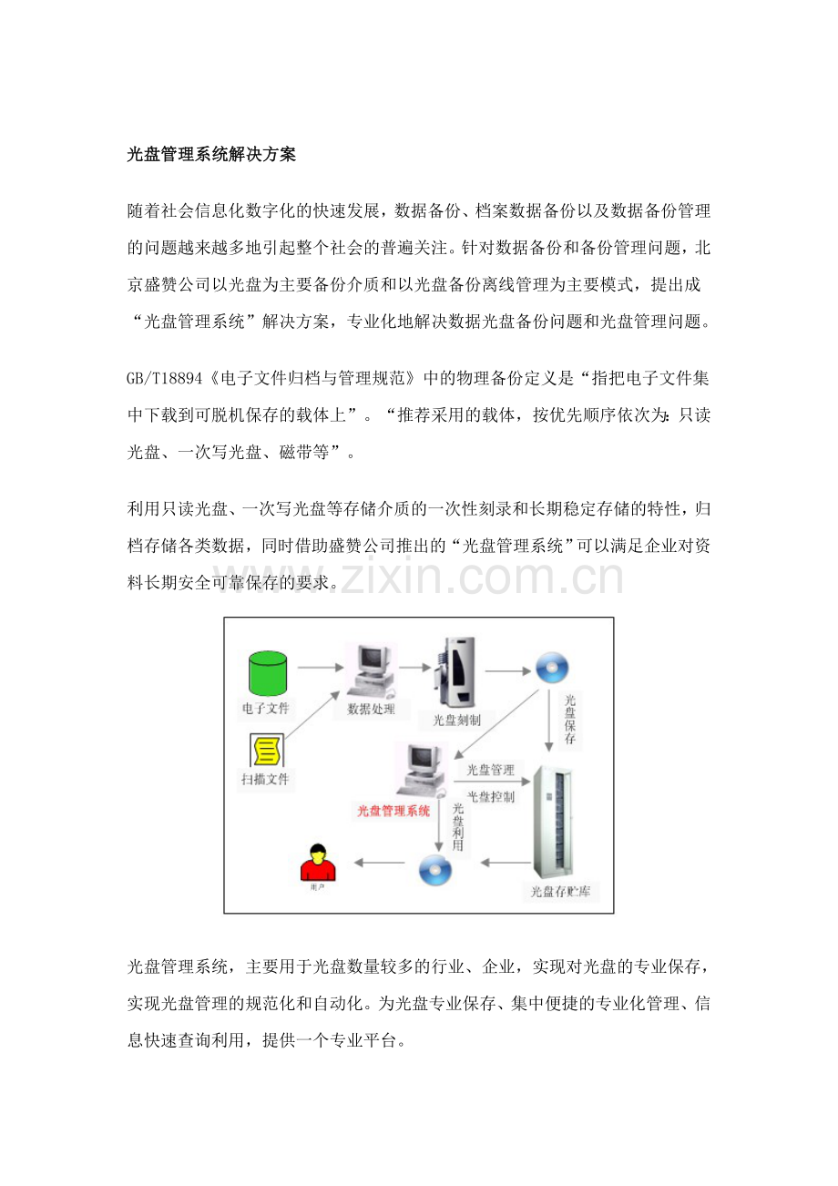 光盘管理系统解决方案.doc_第1页