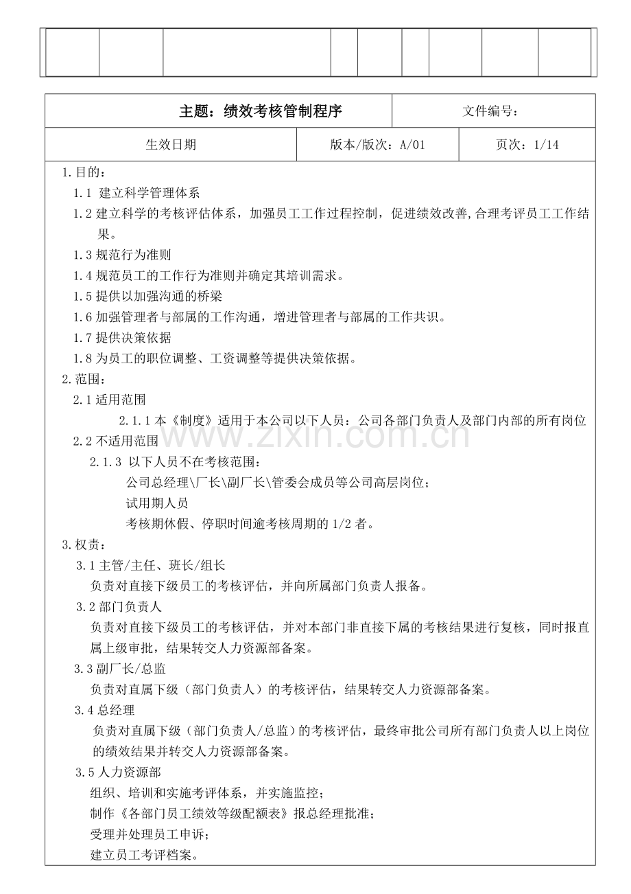 绩效考核管制程序.doc_第2页