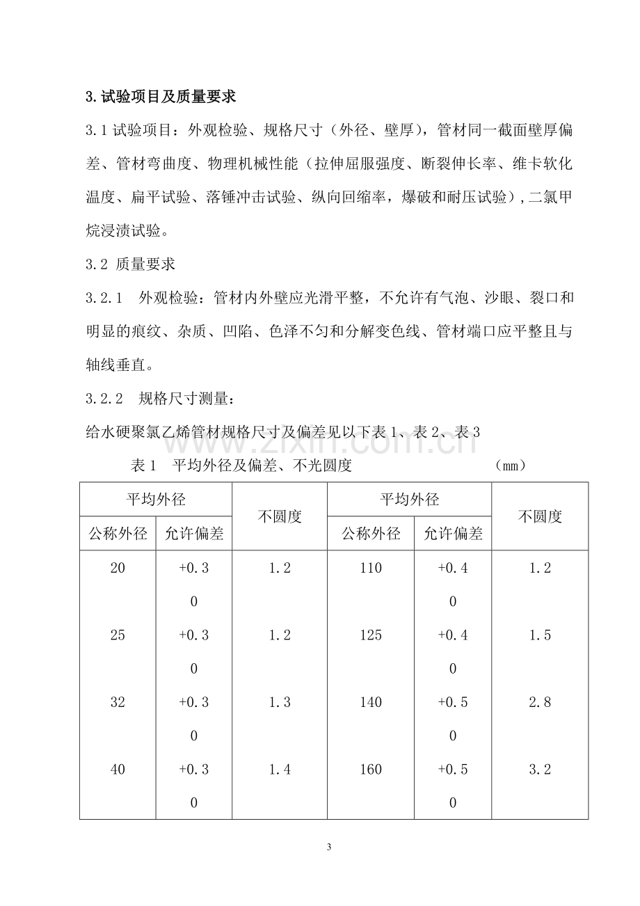 建筑给排水用硬聚氯乙烯管材检验指导书.doc_第3页