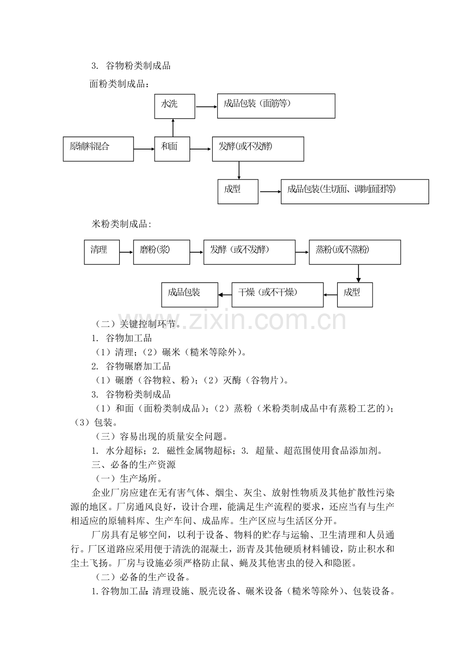 细则4：其他粮食加工品生产许可证审查细则(2006版).doc_第2页