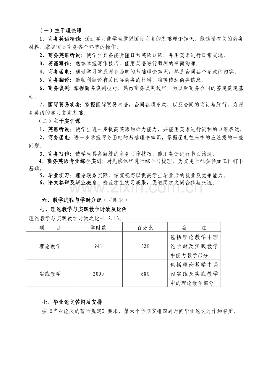 06级商务英语专业三年制高职教学计划.doc_第3页