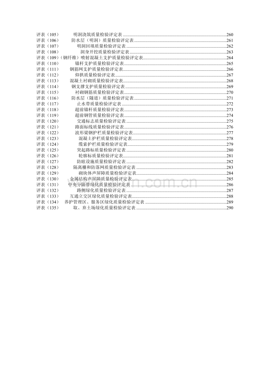 公路桥梁土木工程质量检验评定表-评表.doc_第3页