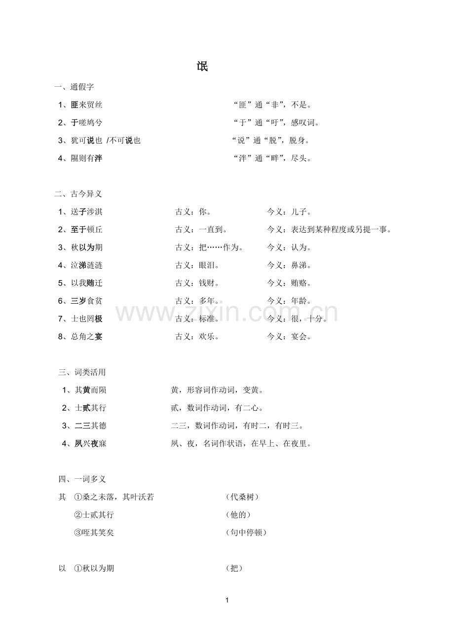 氓文言知识总结.doc_第1页