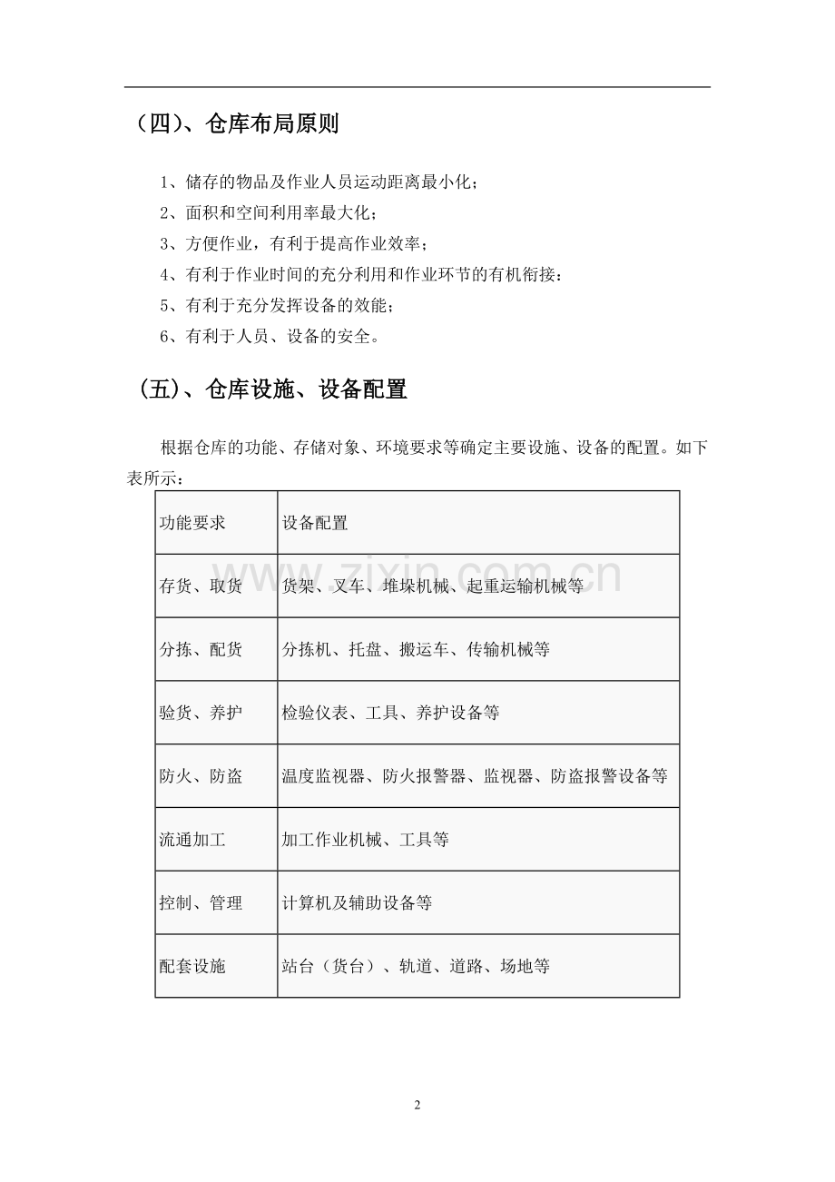 仓库布局设计方案-仓库布局的原则要求与具体布置方法.doc_第3页