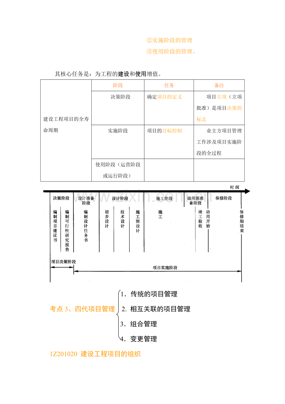 2012一级建造师《建设工程项目管理》考点总结(表格版).doc_第3页