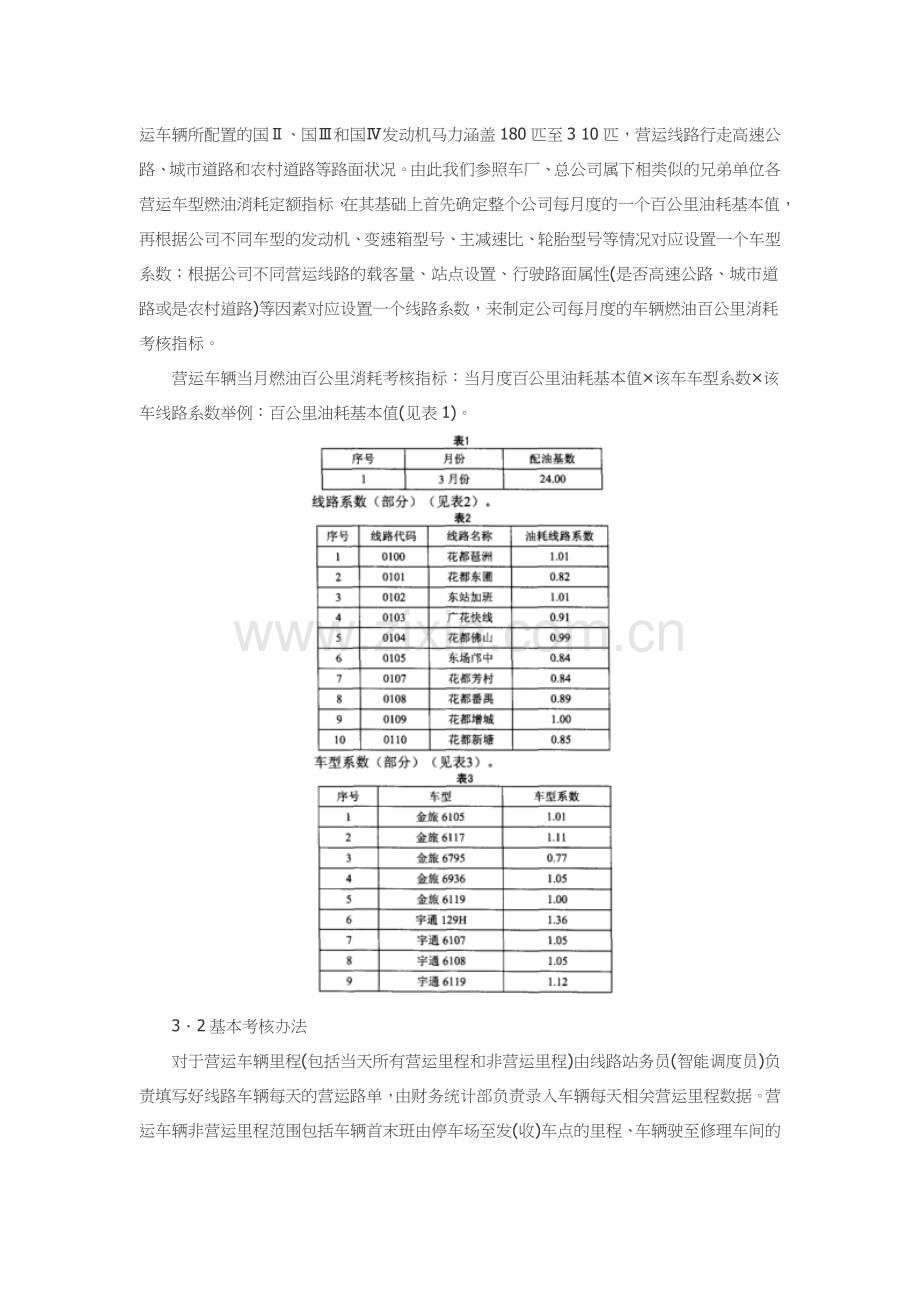 营运车辆燃油消耗考核管理模式探讨.doc_第2页