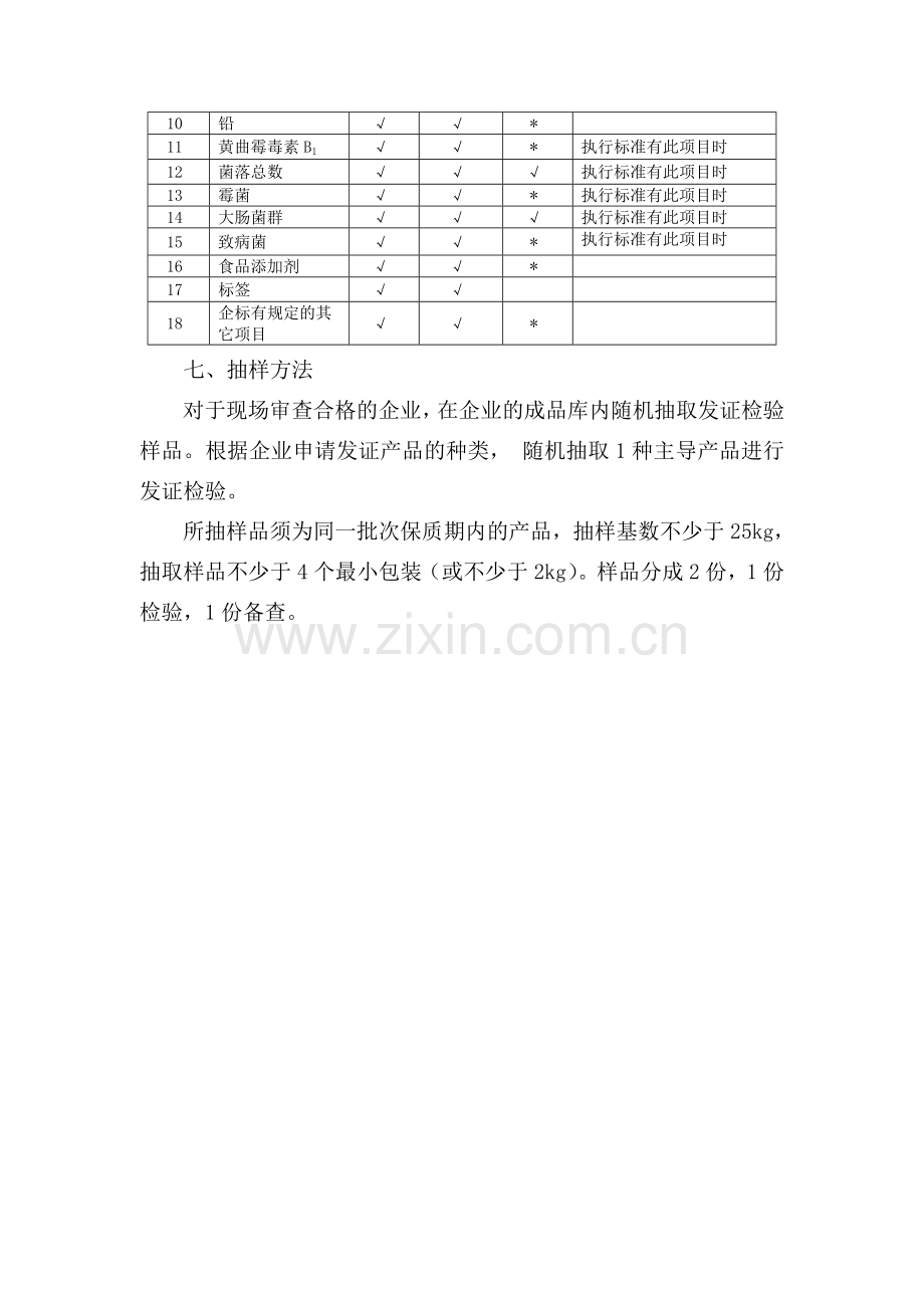 其他食品(糕点及其制品预拌粉)生产许可证审查细则.doc_第3页