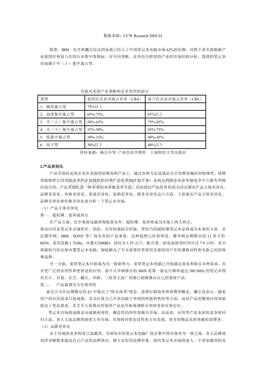 中国笔记本电脑产业组织分析.doc_第2页