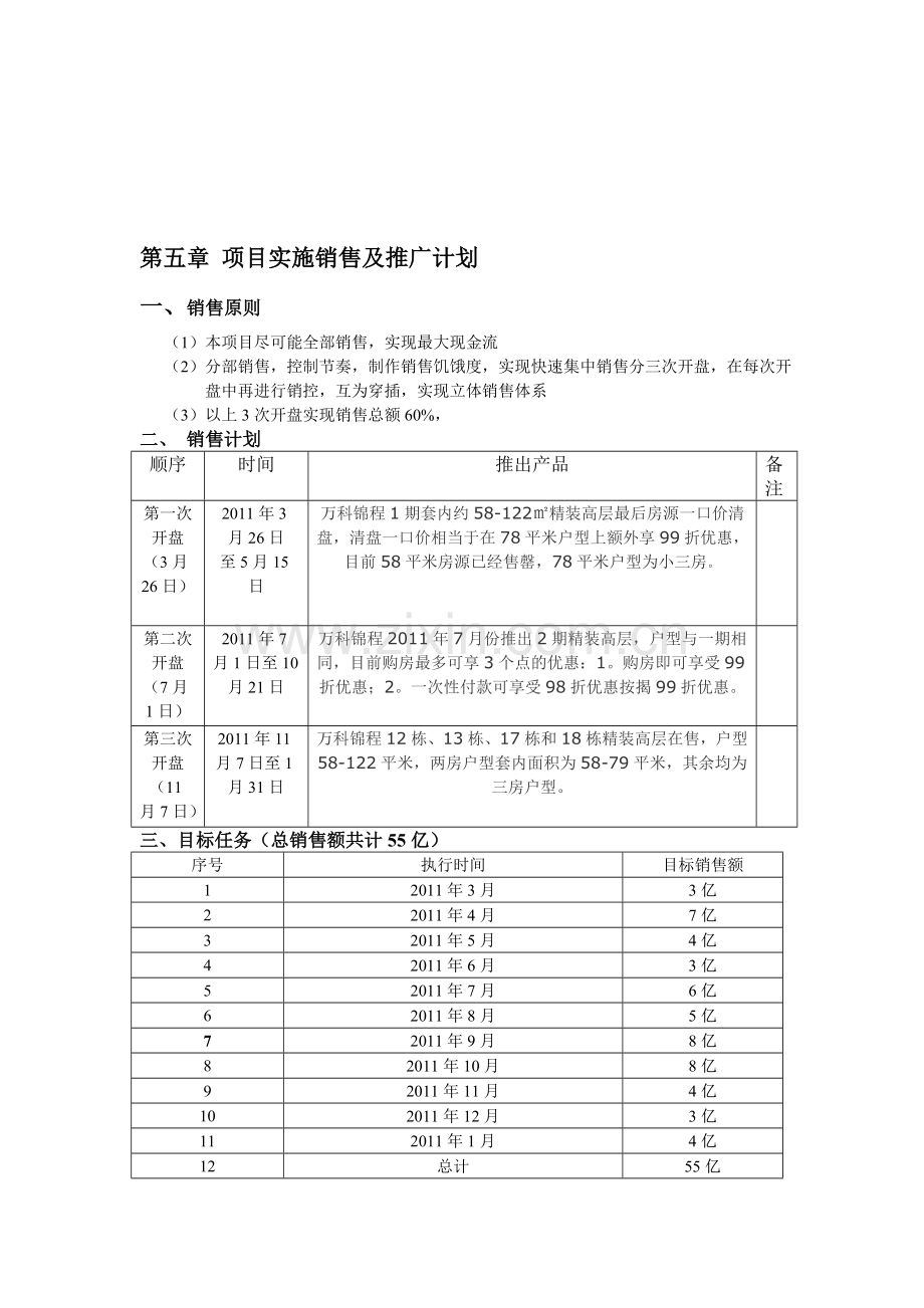 房地产项目实施销售及推广计划.doc_第1页