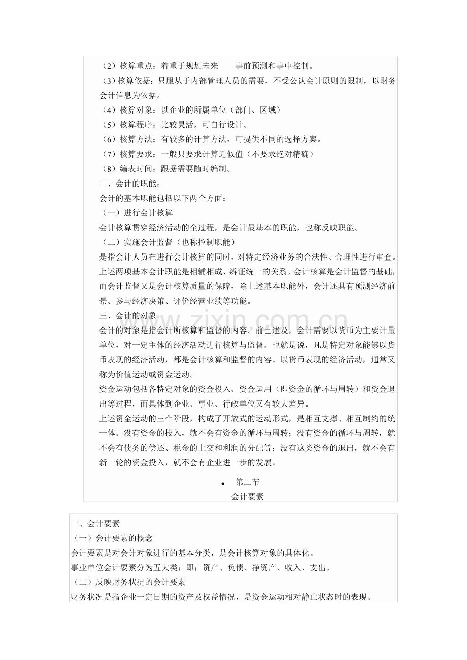 初级会计师考试实务笔记第一章.doc_第2页