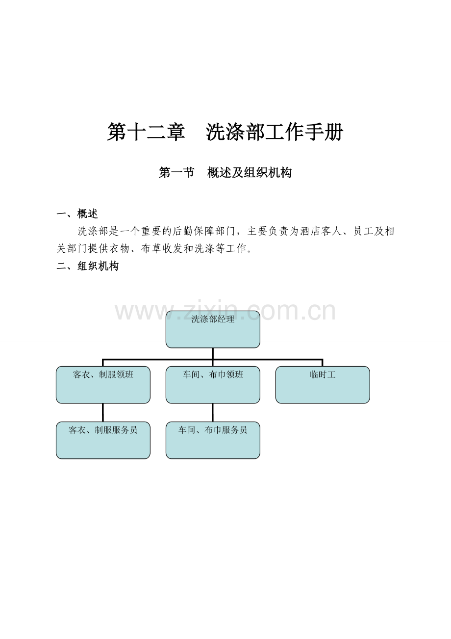 洗衣房操作流程.doc_第1页