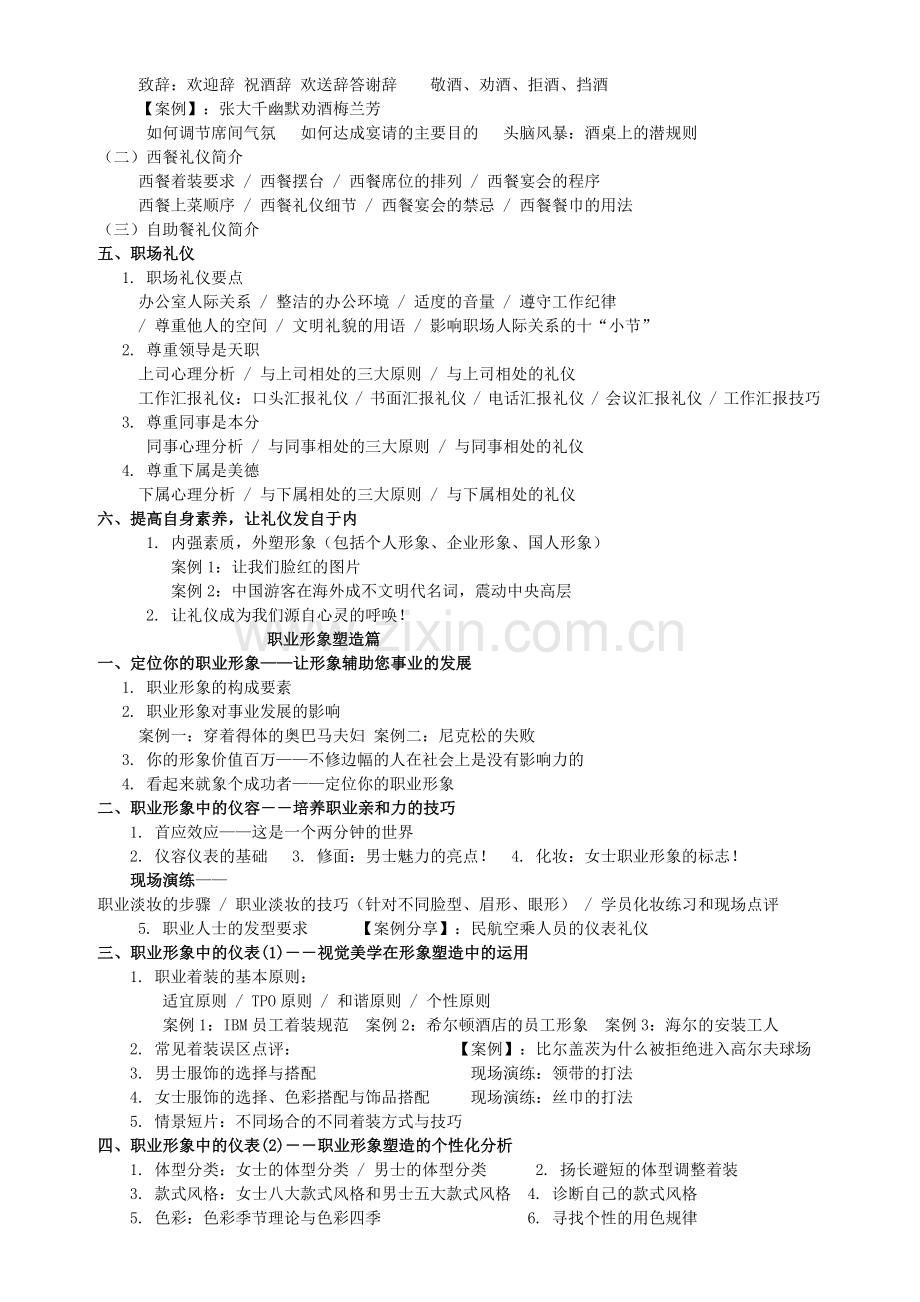 职业形象塑造与现代商务礼仪.doc_第2页