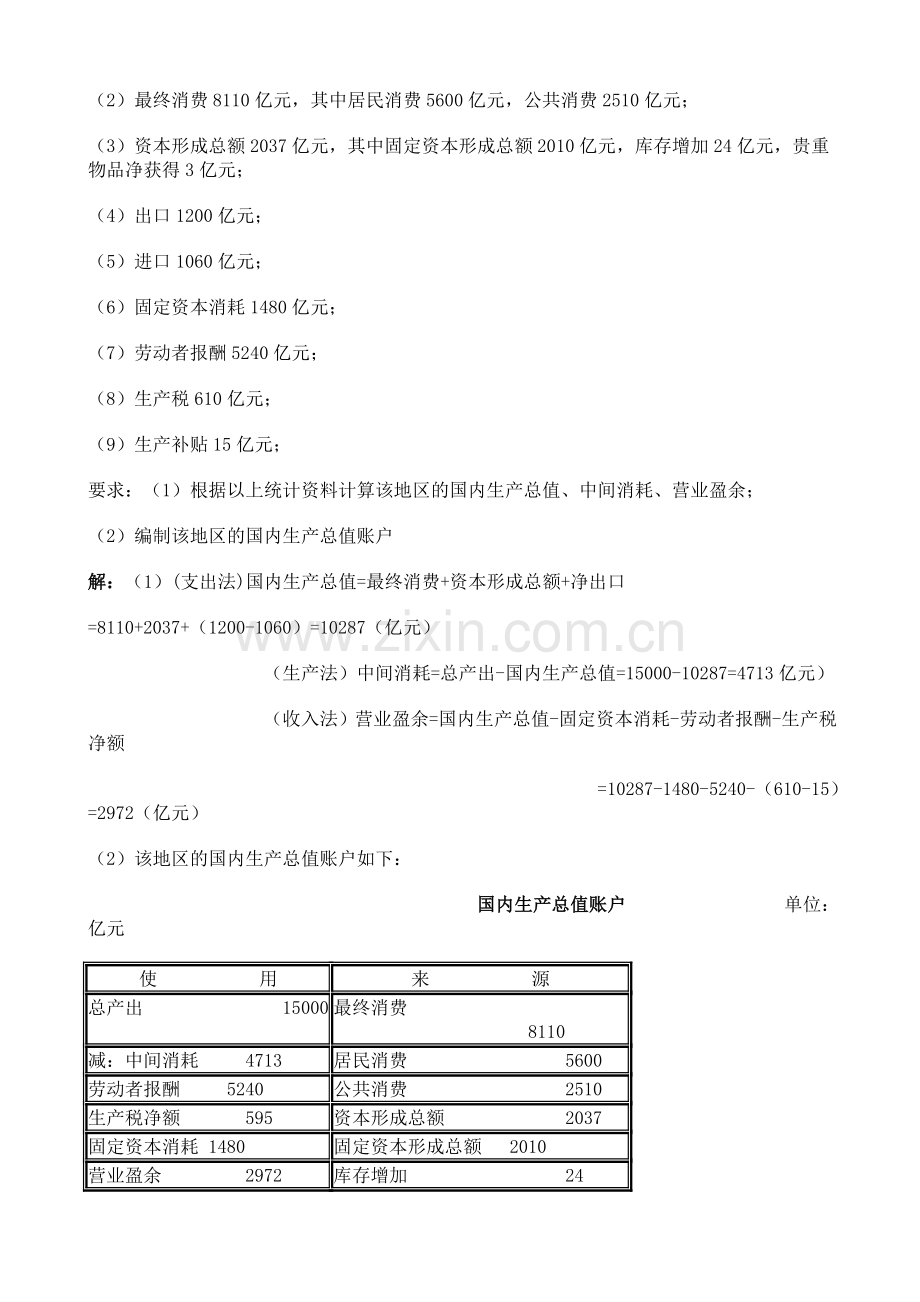 《国民经济核算》形成性考核册作业-参考答案.doc_第3页