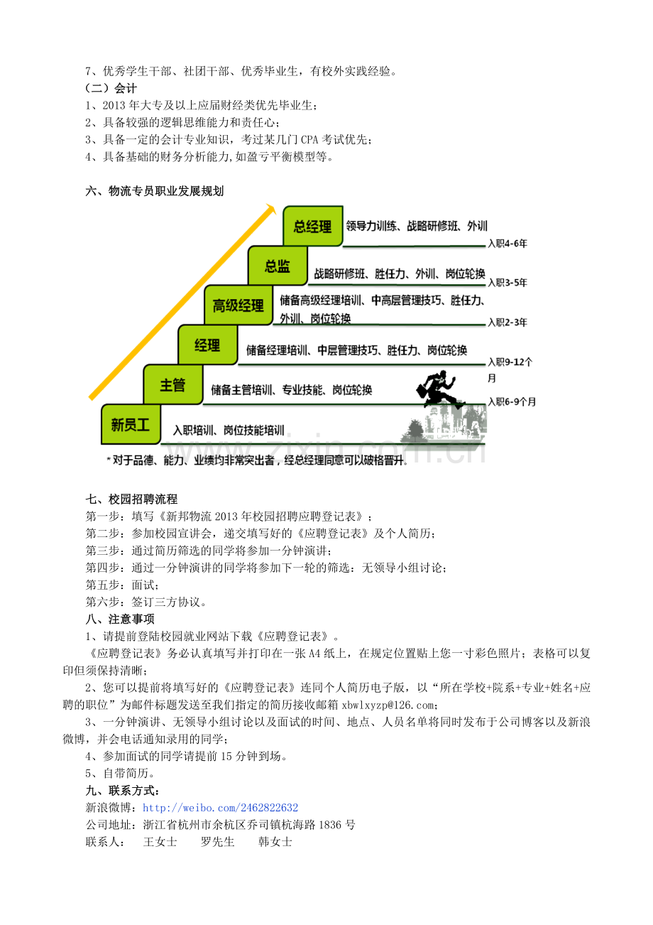 03-新邦物流2013年校园招聘简章-大专.doc_第2页