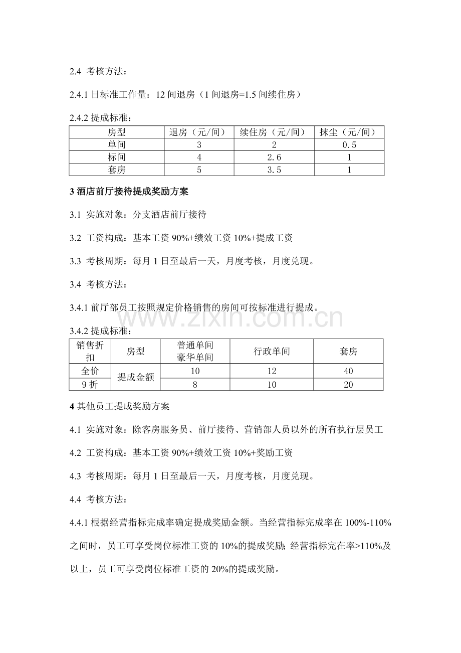 2014年员工绩效考核与提成方案(试行).doc_第2页