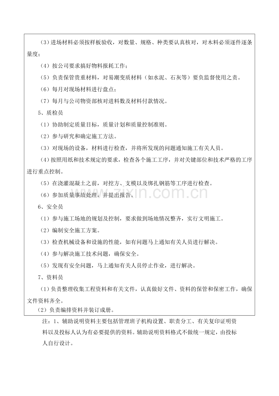 表8----项目管理班子配备情况辅助说明资料.doc_第3页