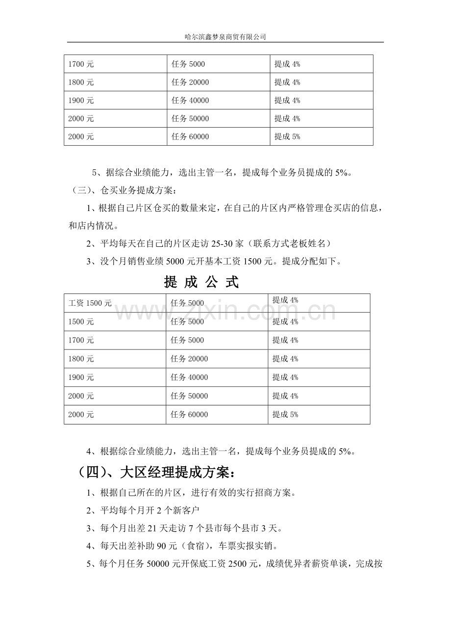 白酒企业业务销售提成方案1.doc_第3页