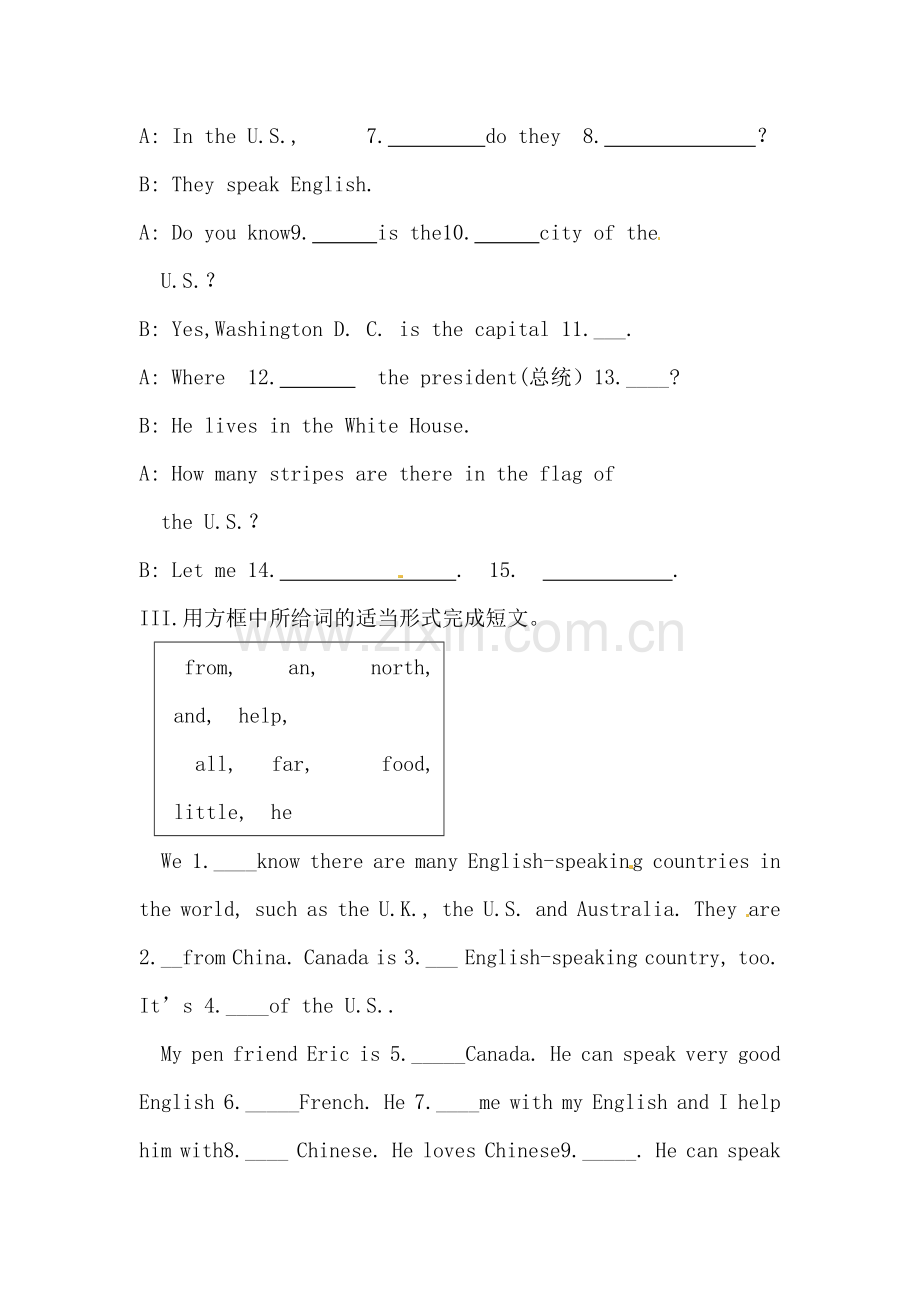 Countries-around-the-world单元测试11.doc_第2页