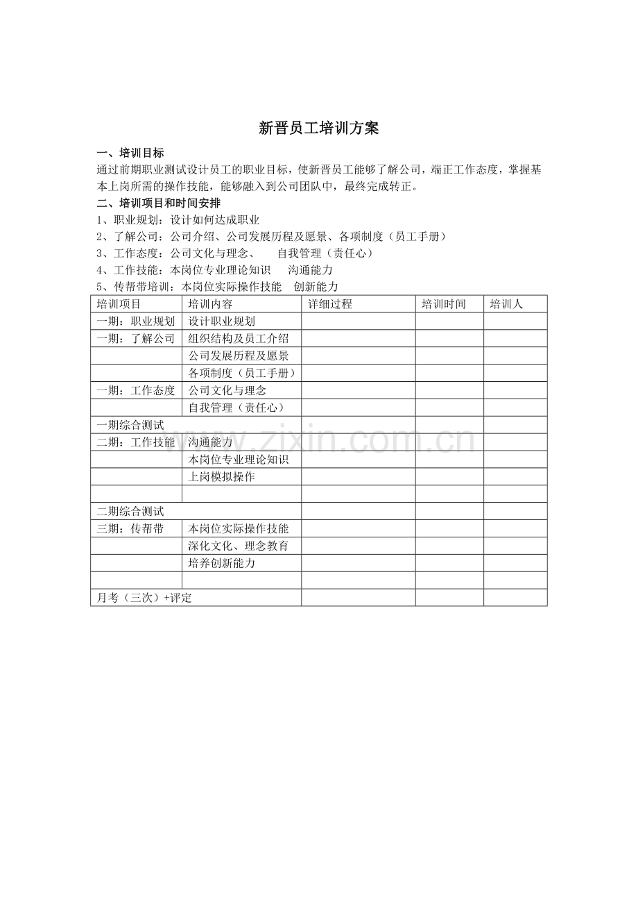 某公司培训流程和方案.doc_第2页