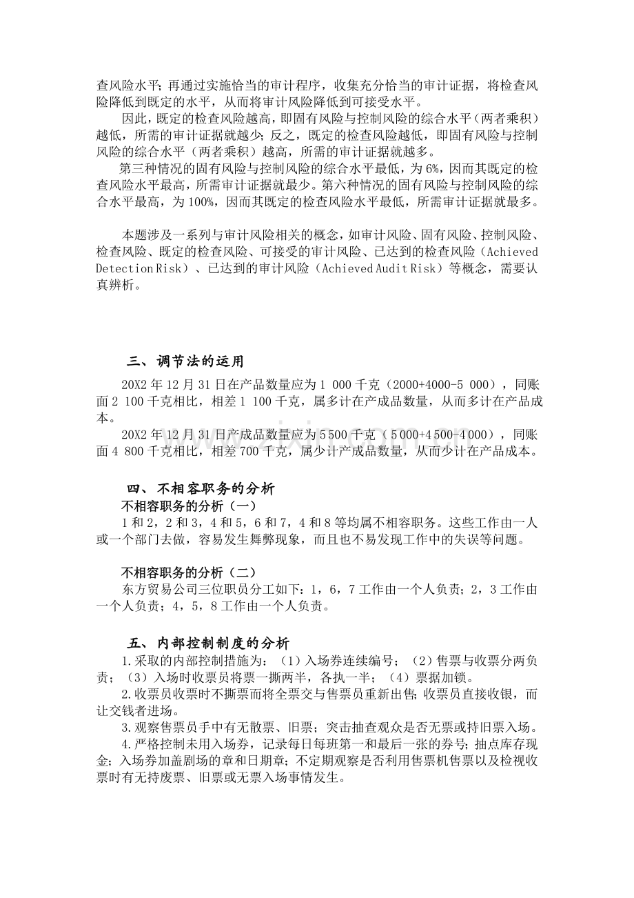 《审计学》案例分析题参考答案云.doc_第2页