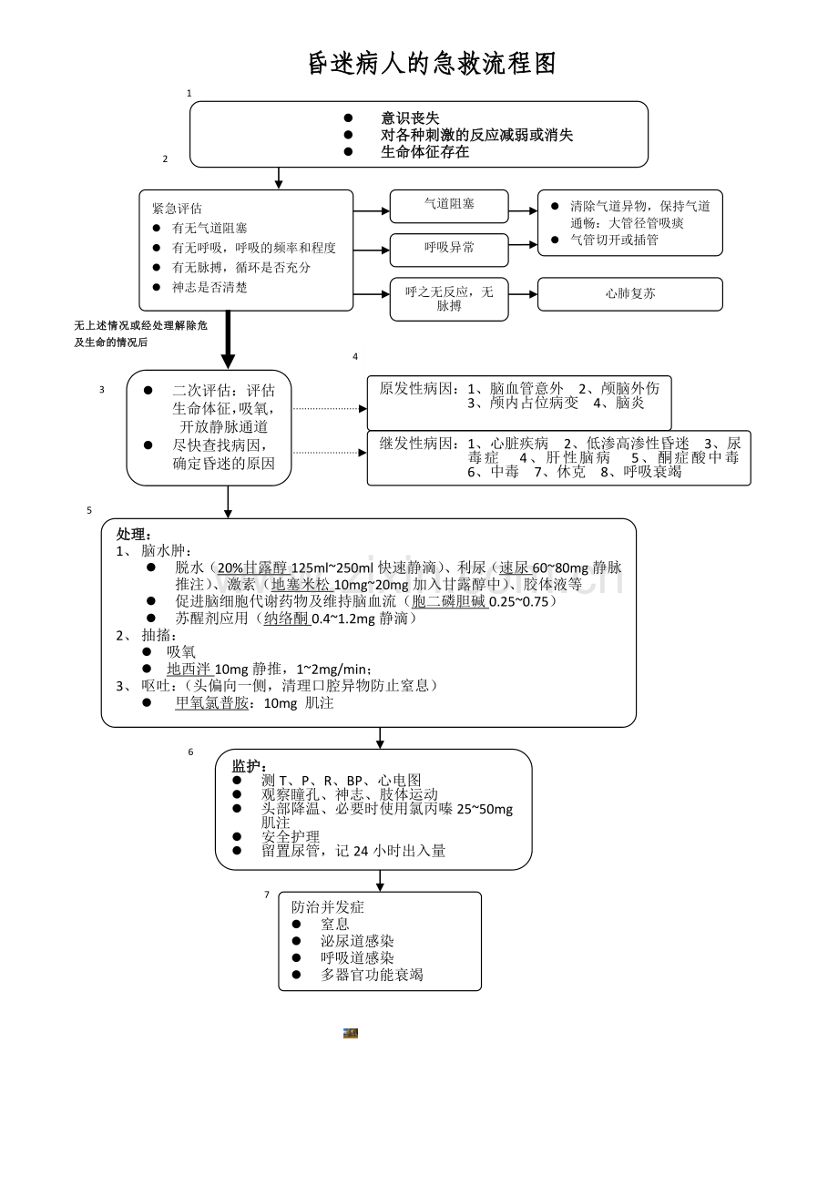 昏迷病人急救流程及流程图.doc_第2页