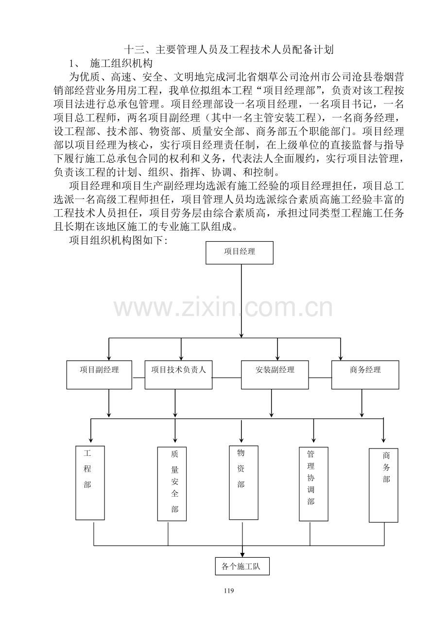 八、主要管理人员及工程技术人员配备计划.doc_第1页