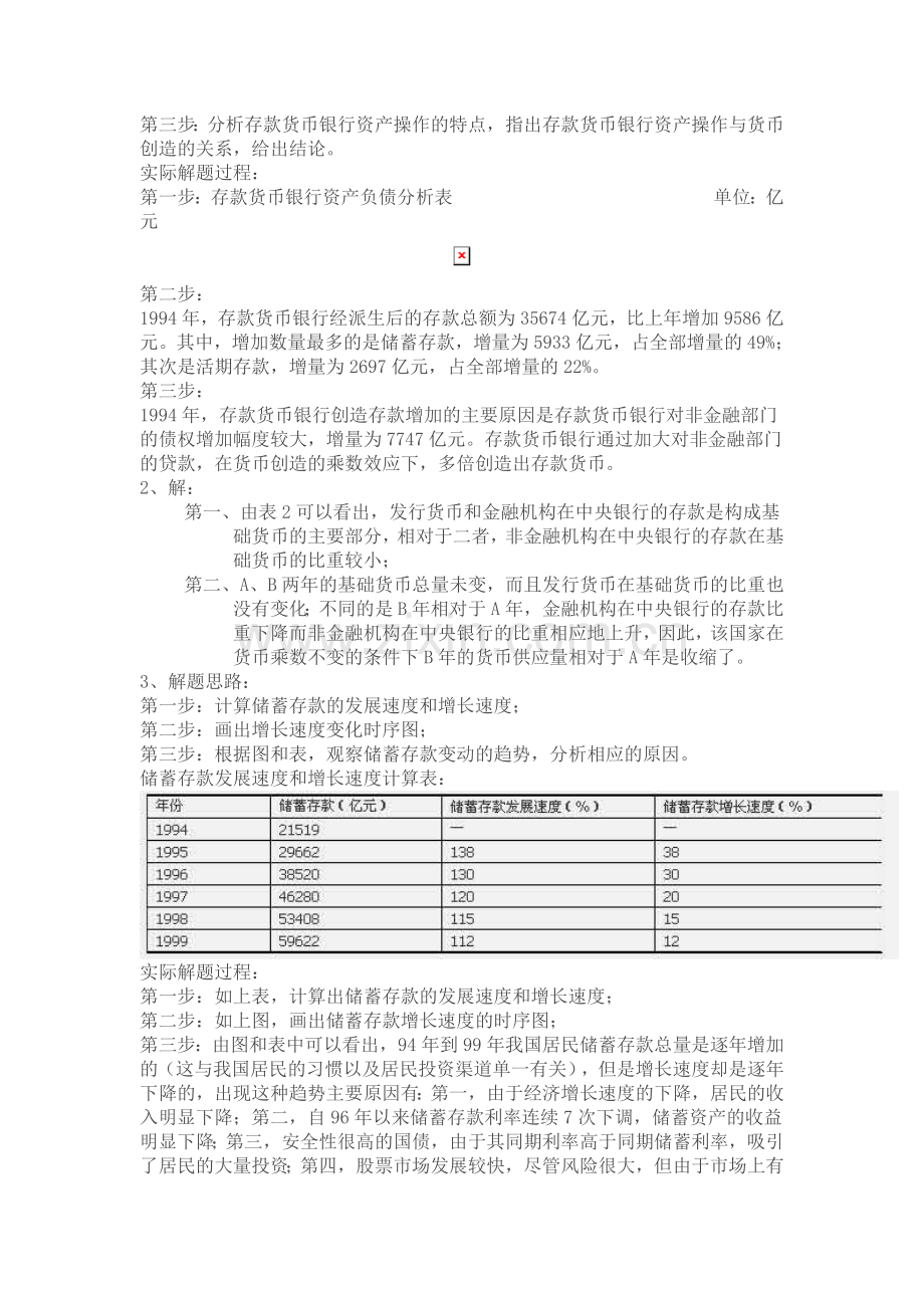 电大金融统计分析形成性考核册作业1-4全集答案.doc_第3页