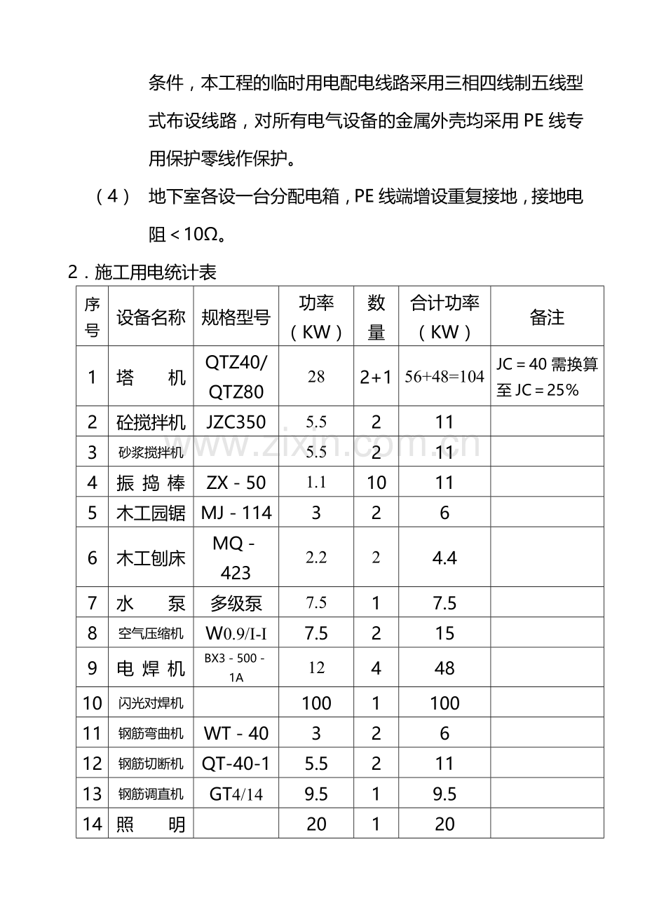 14#楼临电施工计划.doc_第3页