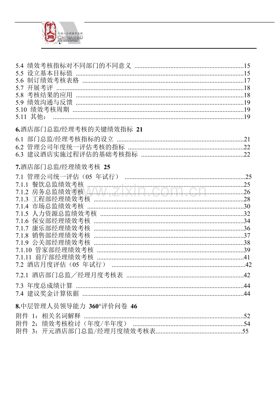 某某星级酒店绩效管理制度流程、考核标准汇编(-55页)..doc_第2页