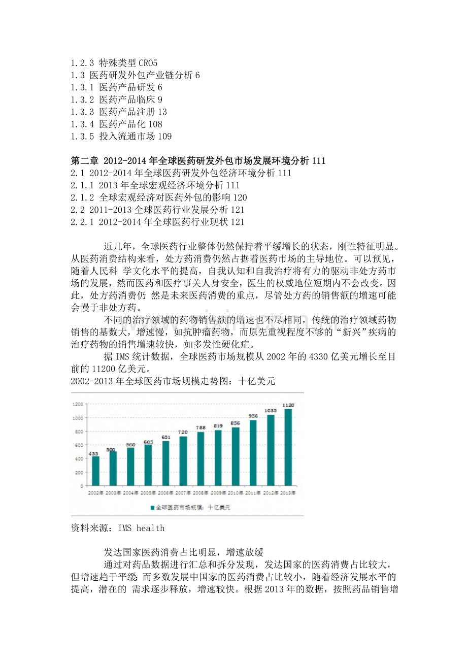 中国医药研发外包市场现状分析及投资前景研究报告.doc_第2页