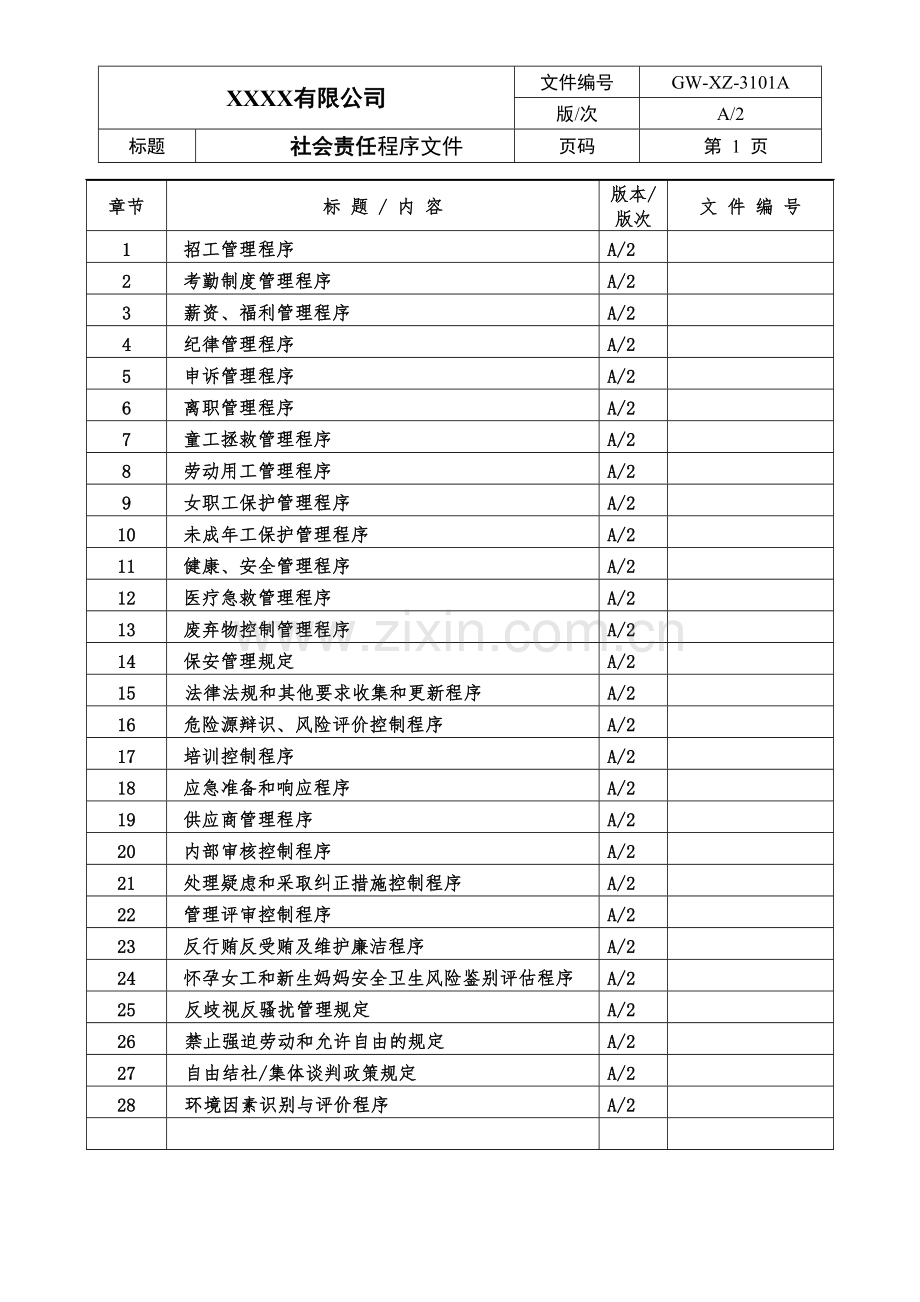 BSCI社会责任程序文件.doc_第1页