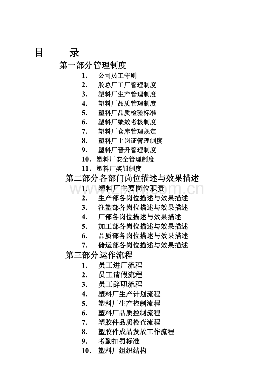 塑料厂员工手册.doc_第1页