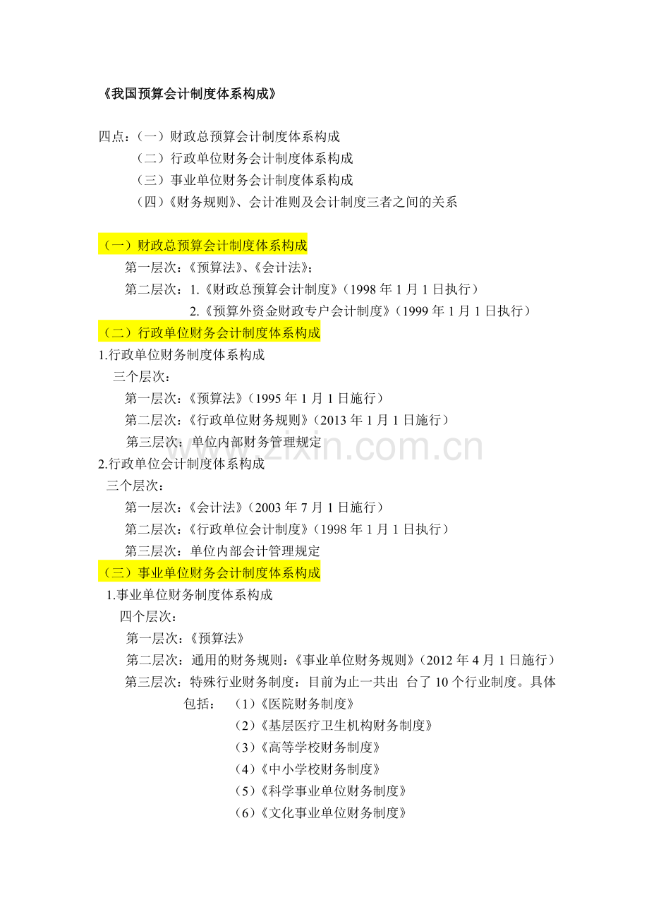 我国预算会计制度体系构成.doc_第1页