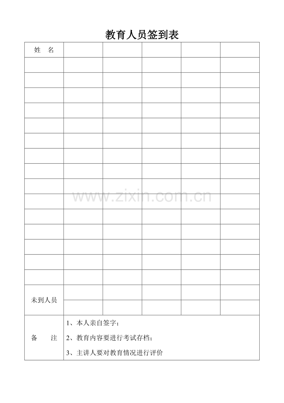 日常安全教育培训记录(一).doc_第2页