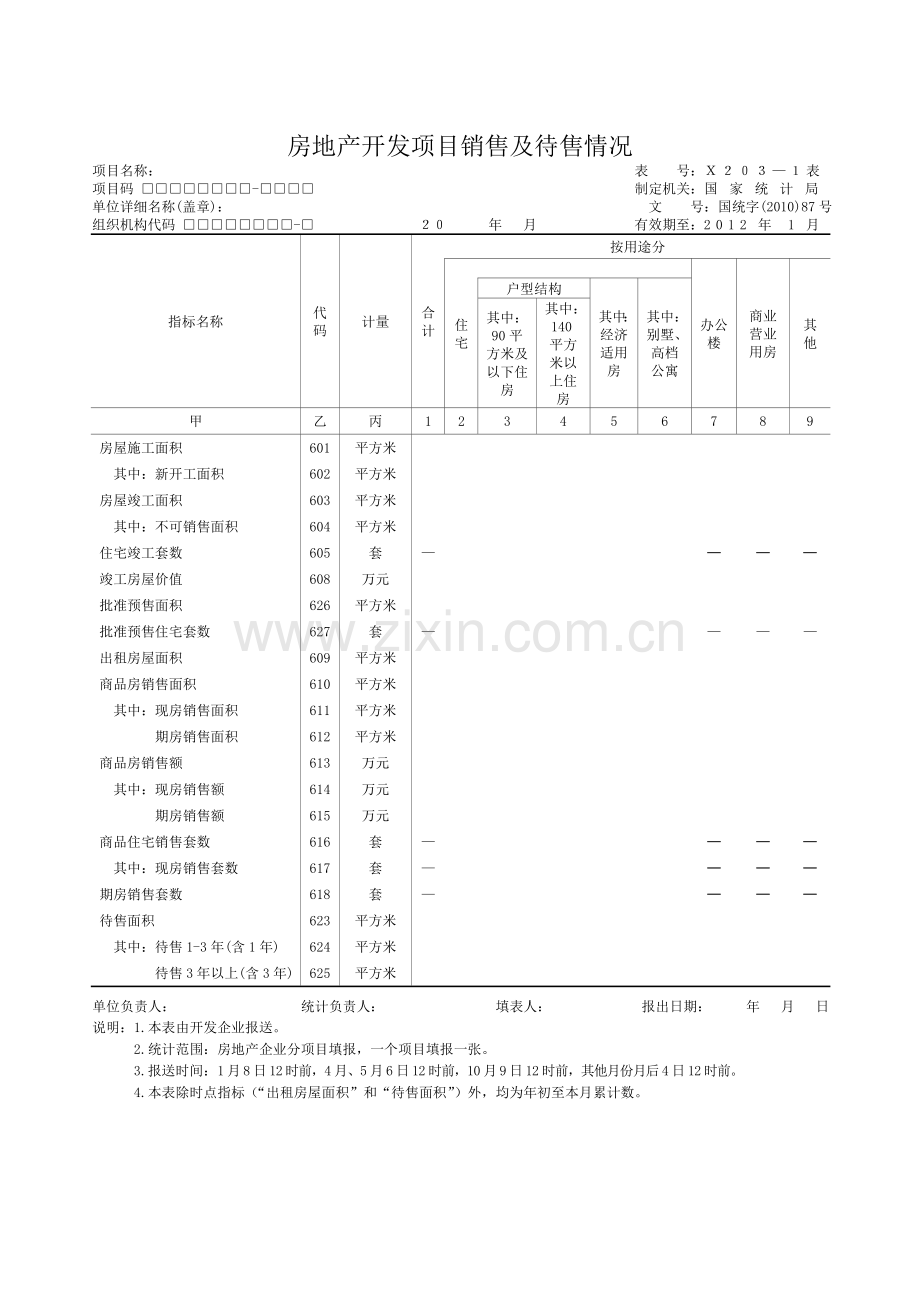 房地产开发企业(单位)资金和土地情况.doc_第3页