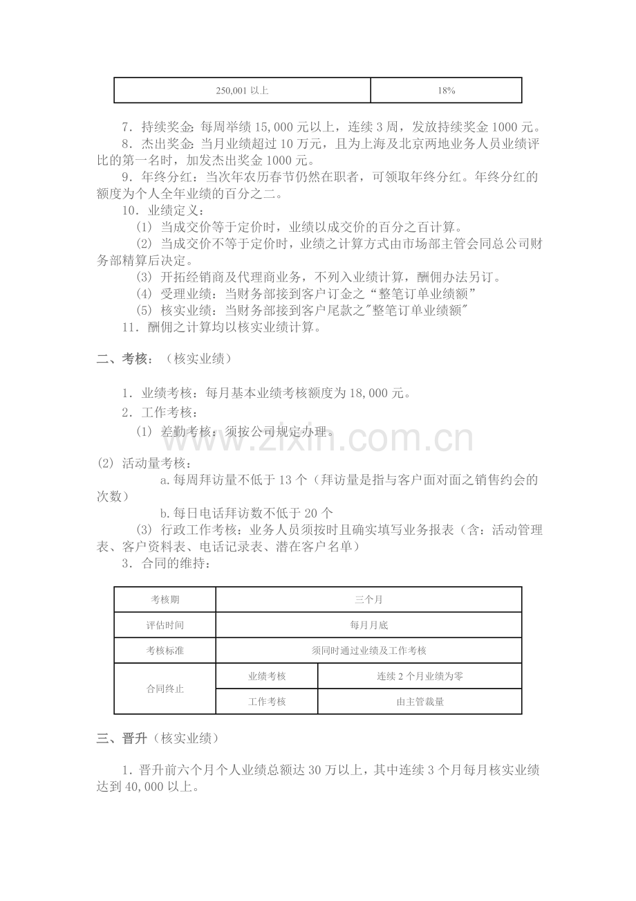 业务员、经理管理制度.doc_第2页