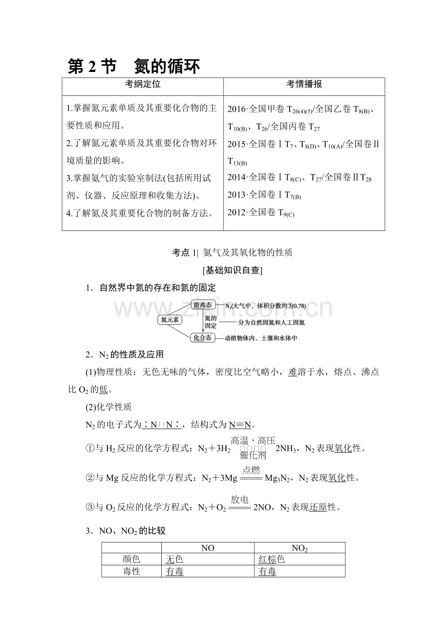 2018届高考化学基础知识自查复习检测11.doc_第1页